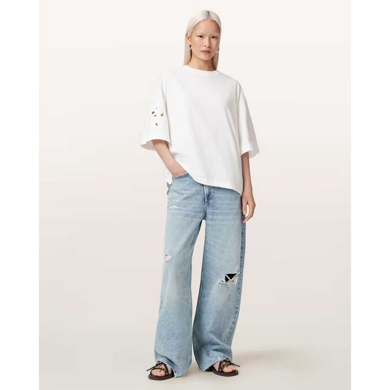 AllSaints Lola Amelie Oversized Tee image number 3